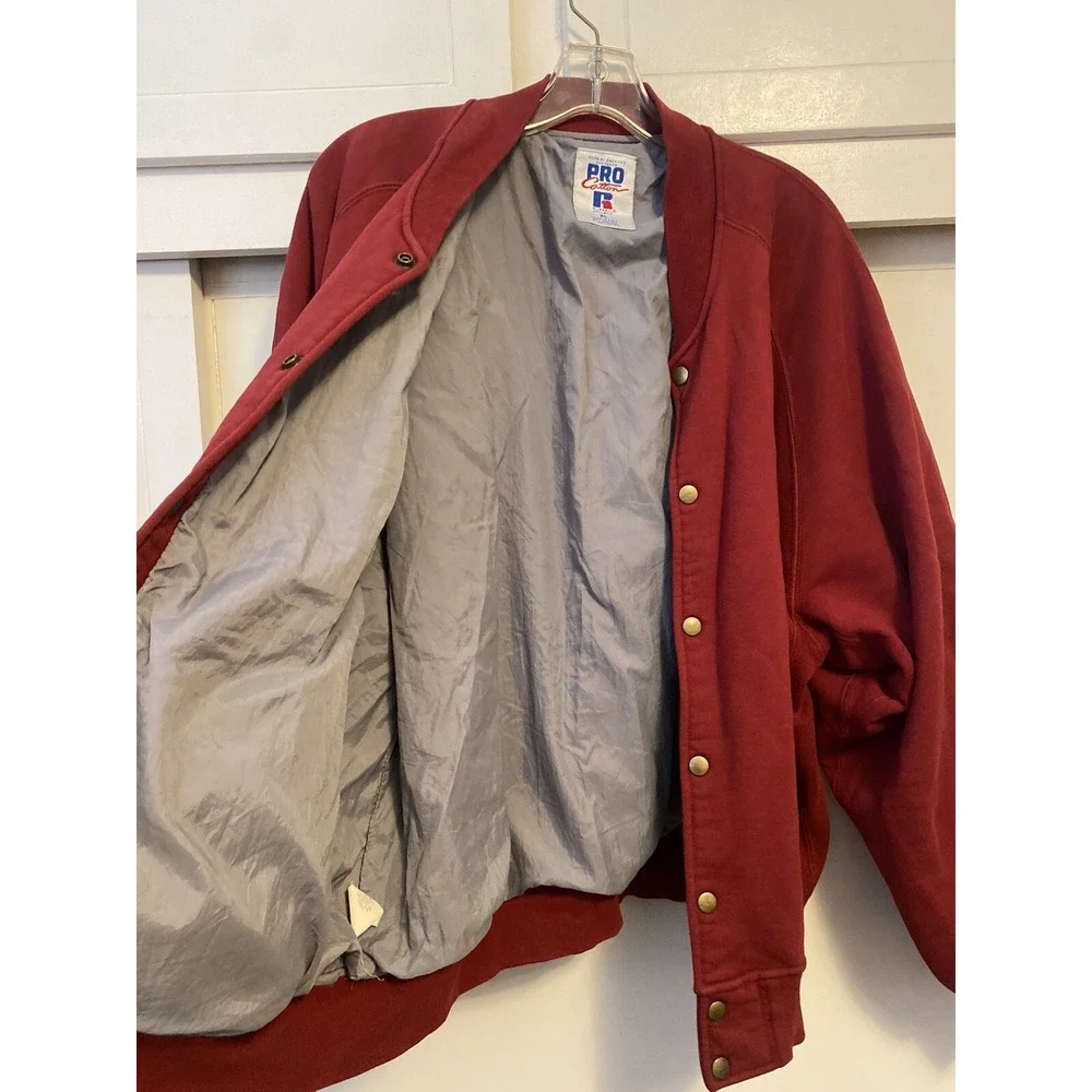 Russell Athletic XL Vintage Russell Athletic Pro Cotton Button Jacket RARE USA